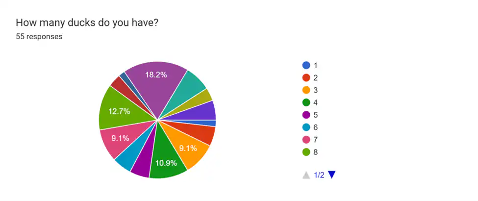 Survey on Duck Care Results