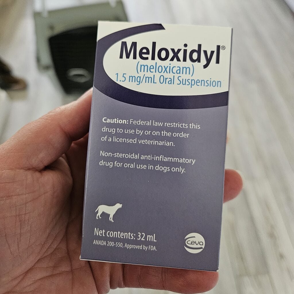 Meloxicam, a pain medication for Ducks