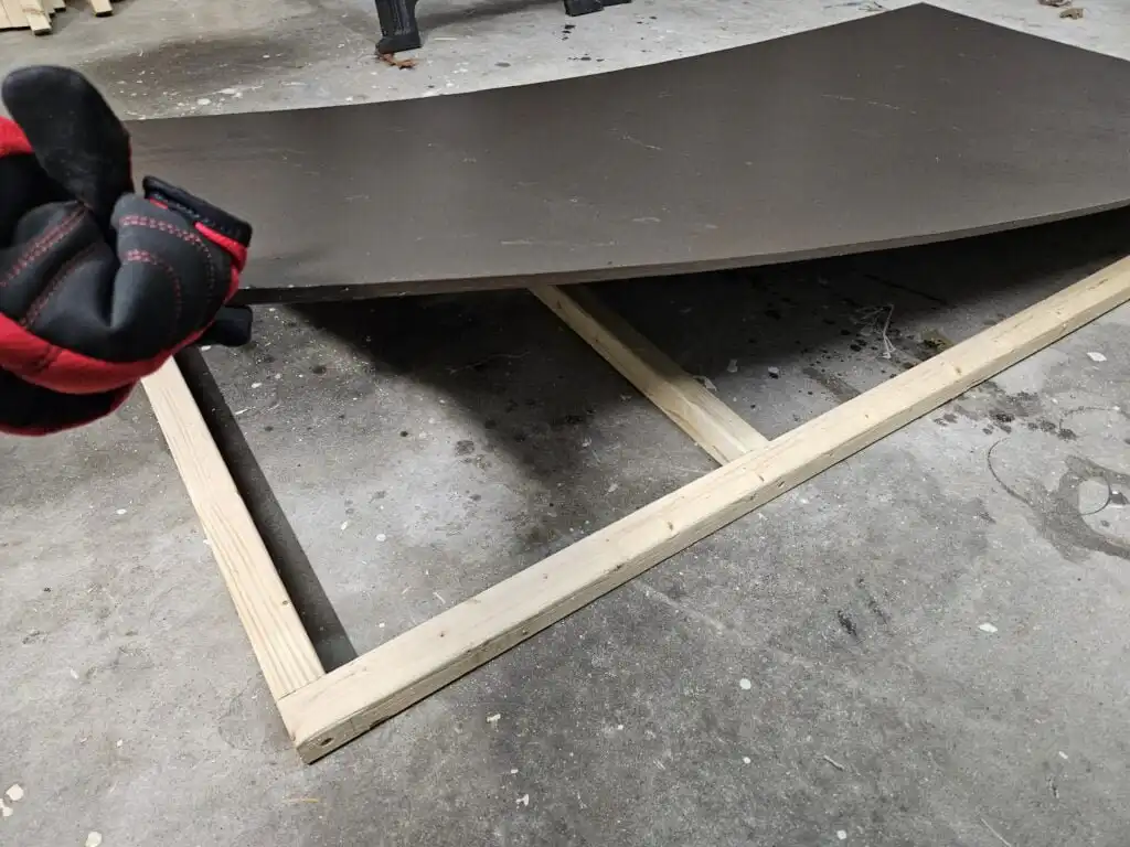 DIY Duck House assembling the base