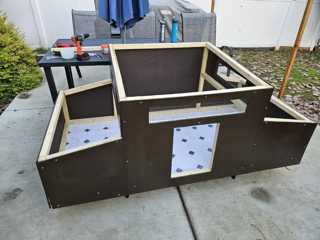 DIY Duck House almost done