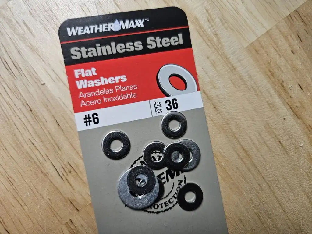 zinc plated washers can cause metal toxicity in ducks