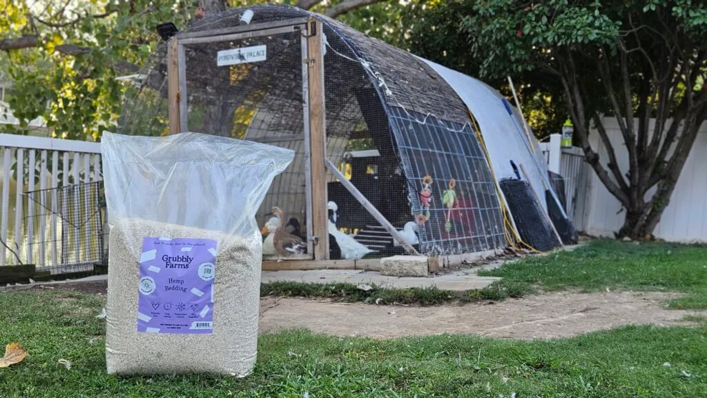 Hemp bedding from grubbly farms
