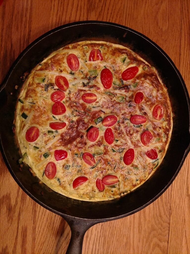 duck egg recipe frittata