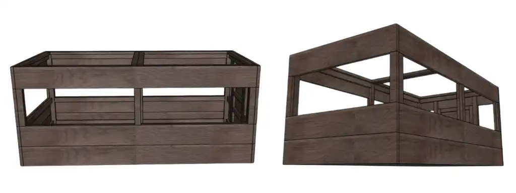 DIY furniture crate for ducks