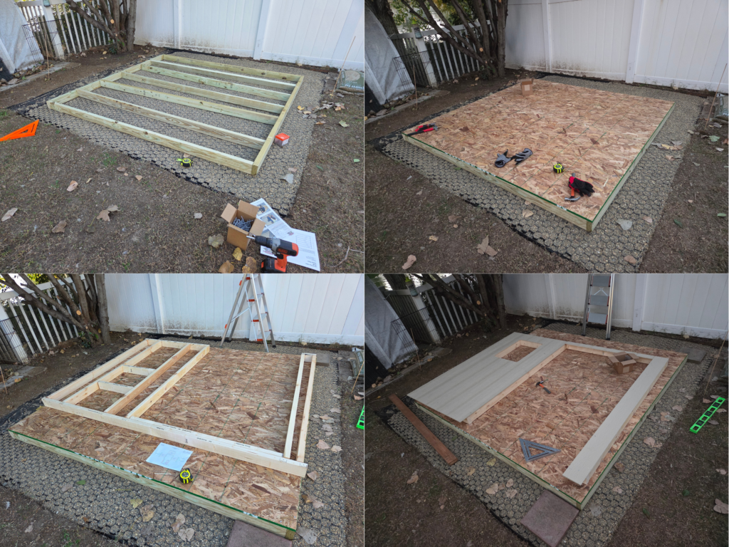 DIY duck shed assembly