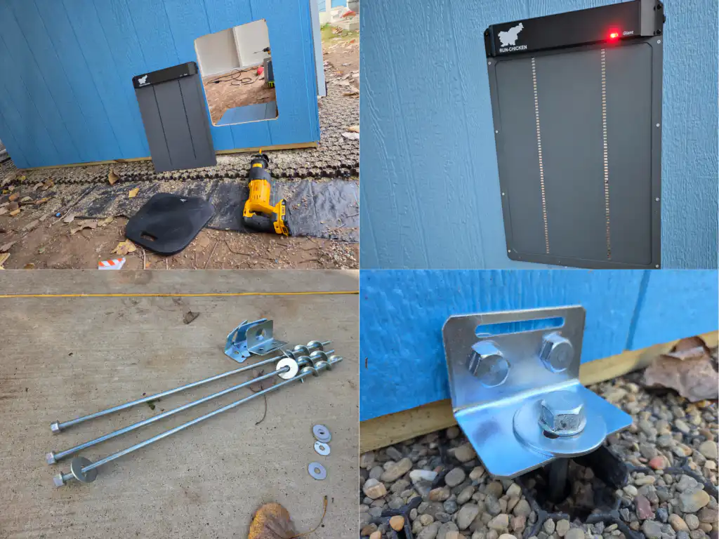 DIY duck shed assembly