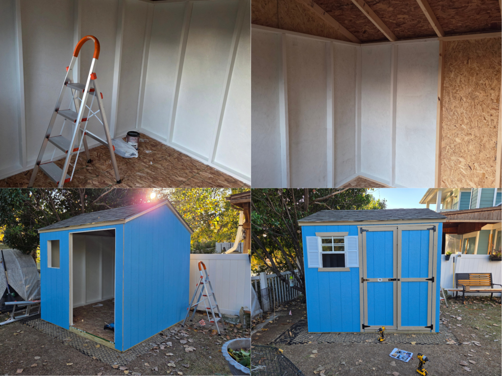 DIY duck shed assembly