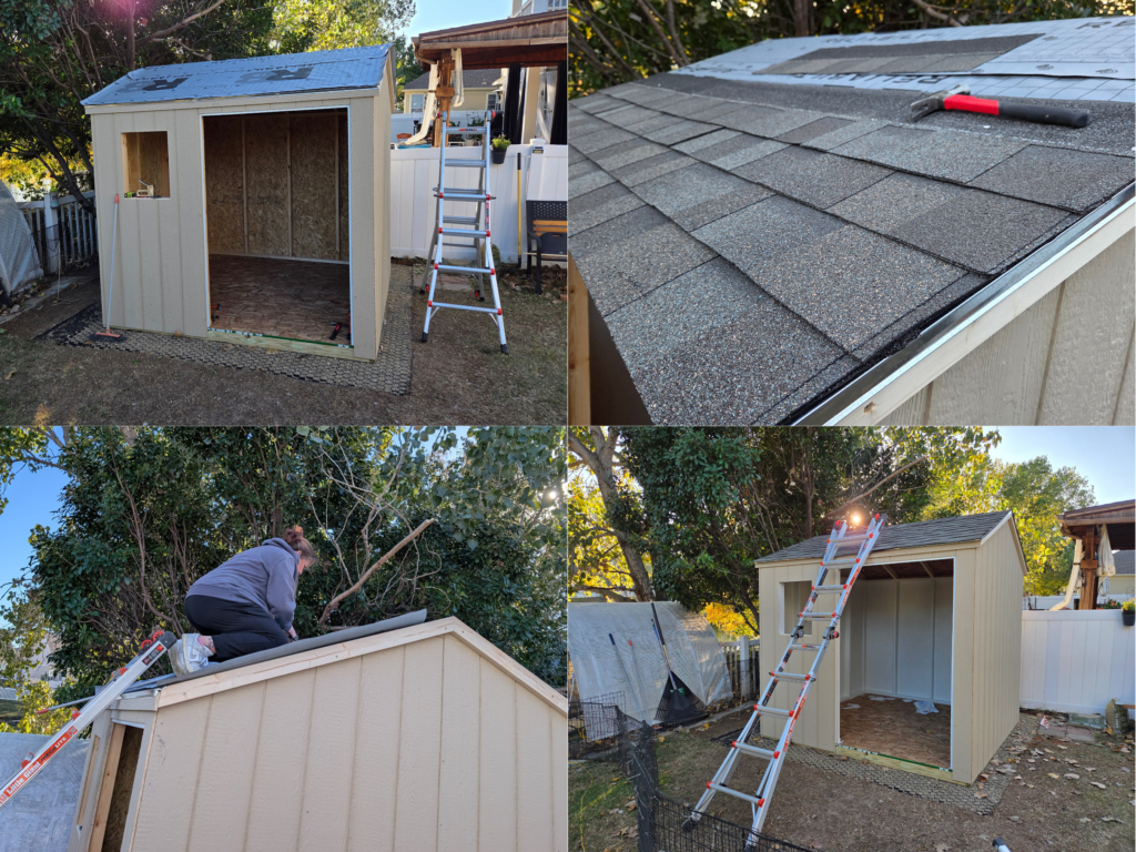 DIY duck shed assembly