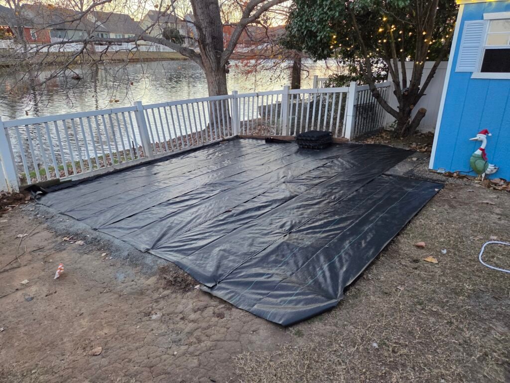 building the new duck run