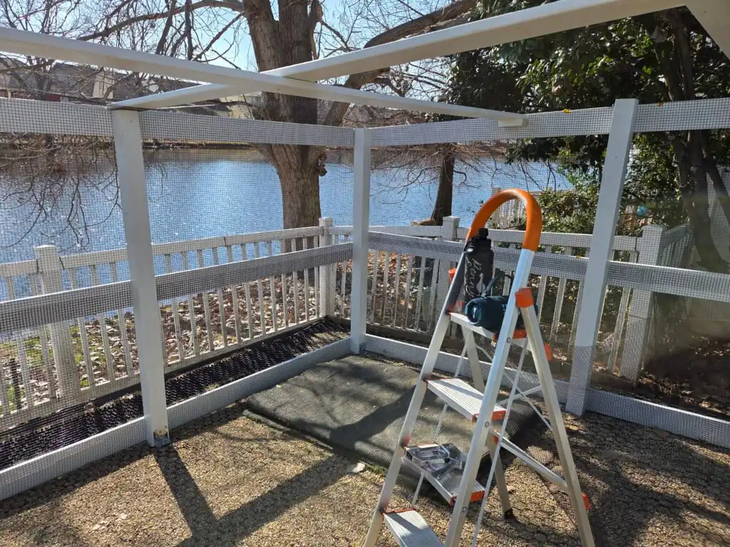 building the new duck run