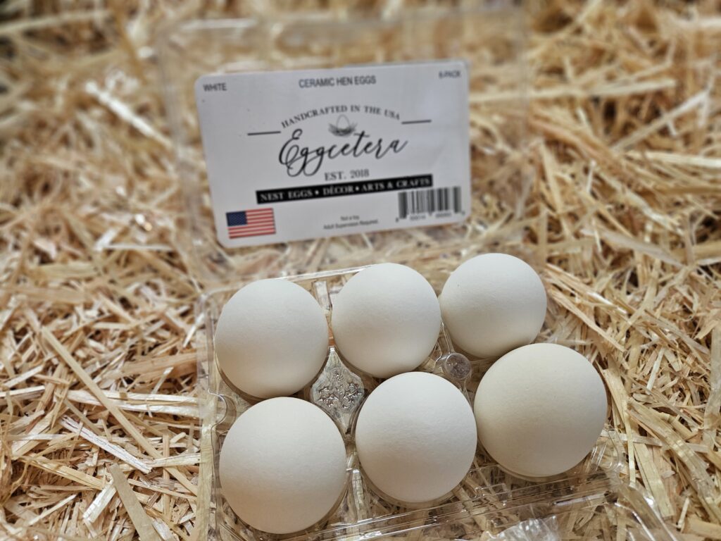 ceramic eggs for ducks